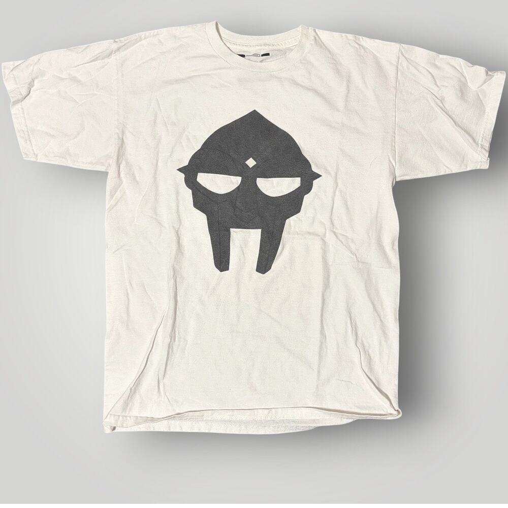 MF DOOM x Akomplice 3M Reflective Mask White T-Shirt Size M 2015